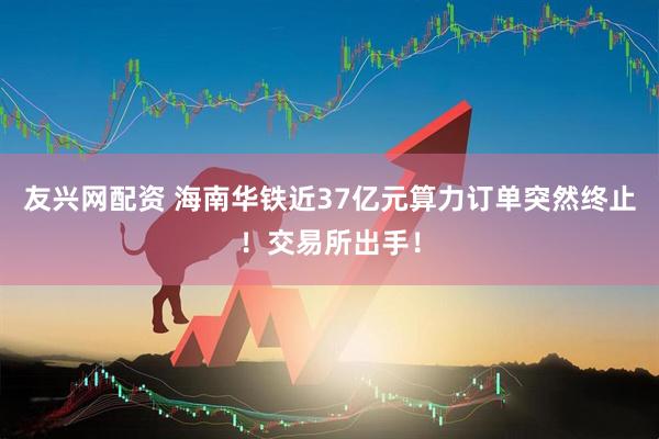 友兴网配资 海南华铁近37亿元算力订单突然终止！交易所出手！